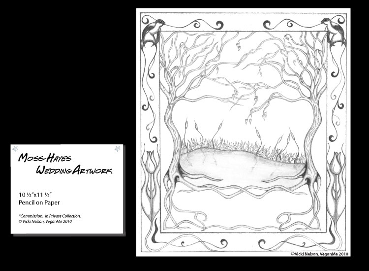 Moss-Hayes Wedding Invitation Artwork